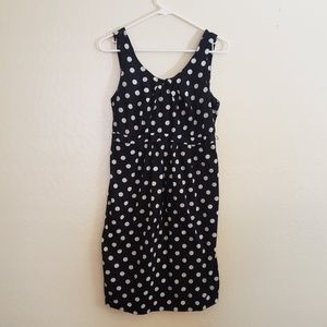 Motherhood Maternity Dress Black and White